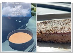 Juara! Pria ini Masak Burger, Steak, dan Kue di Dalam Mobil Bersuhu 95 Derajat Celsius