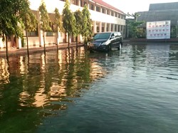 Sepekan Berlalu, Genangan Air di SMAN 4 Tangerang Selatan Belum Surut