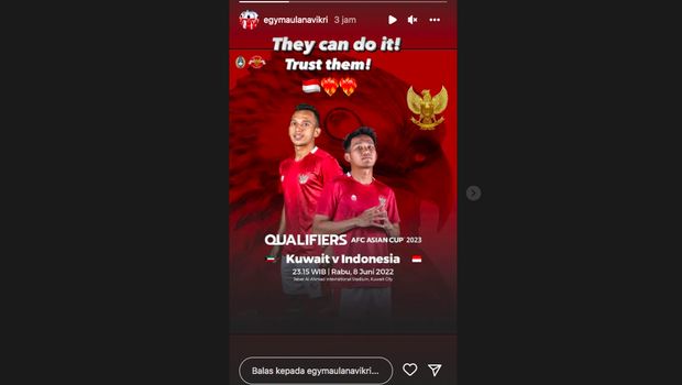 Potongan Instagram Egy Maulana Vikri (@egymaulanavikri)