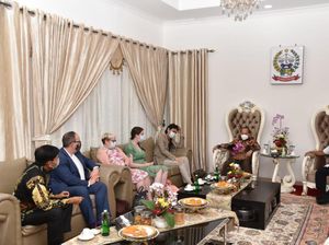 Syarief Hasan-Delegasi Inggris Bahas Kerja Sama Riset EBT di Sulsel