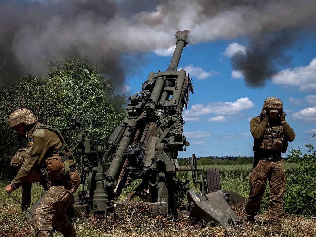 Garda Terdepan Ukraina di Donbas Mulai Gunakan Senjata Kiriman AS