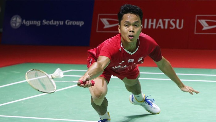 Anthony Ginting bicara soal trick shot-nya di Indonesia Masters 2022. (Foto: Grandyos Zafna) Anthony Ginting bicara soal trick shot-nya di Indonesia Masters 2022. (Foto: Grandyos Zafna)