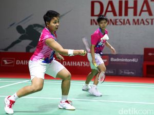 Apriyani/Fadia Lolos ke 8 Besar Indonesia Masters 2022