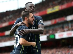 Tahun 2017, Manchester City beli dua pemain AS Monaco yakni Bernardo Silva dan Benjamin Mendy. Total harga keduanya Rp 1,6 triliun (Getty Images)