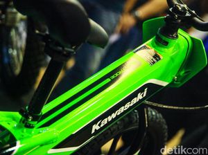 Kawasaki Kenalkan Sepeda Listrik Buat Anak-anak