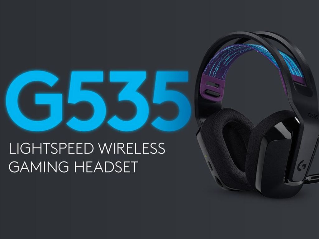 Headset Logitech G535 Lightspeed Tawarkan Kenyamanan Tanpa Kabel