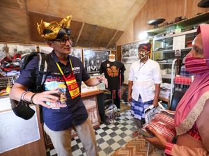 Sandiaga Mau Beri Pelatihan Konveksi Kepada Disabilitas di Desa Wisata