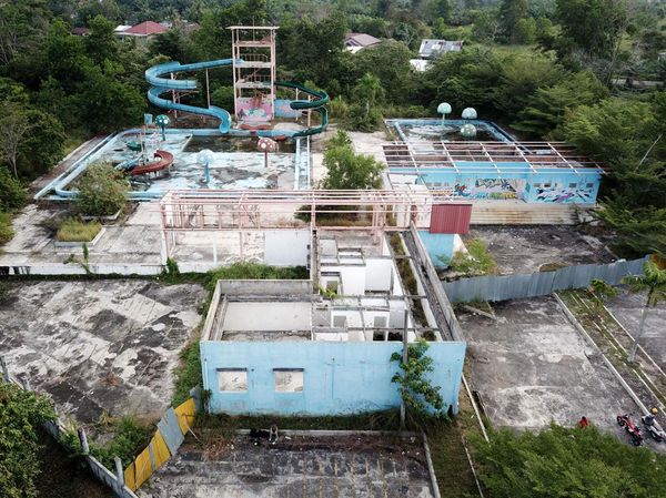 Miris, Sudah 6 Tahun Taman Wisata Air di Jambi Ini Terbengkalai