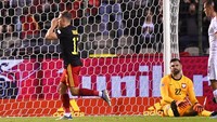 Belgia tak mengendurkan tekanan. Dua gol Leandro Trossard membawa tuan rumah memimpin 4-1.