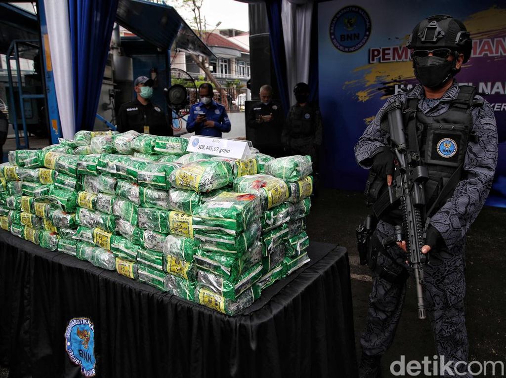 Nih, 308,4 Kg Sabu yang Dimusnahkan BNN Jakarta Utara
