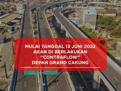 Catat! Grand Cakung Berlaku Contraflow Mulai 13 Juni Pukul 06.00-10.00 WIB
