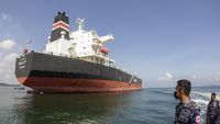 Ini Kapal Tanker Panama yang Diamankan di Batam