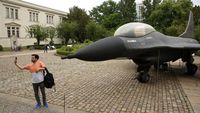 Nah Loh, Jet Tempur F-16 Parkir di Museum Berlin