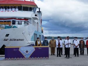 KMP Sultan Mahrum II Meluncur, Berlayar 4 Kali Sepekan Keliling Wakatobi KMP Sultan Mahrum II Meluncur, Berlayar 4 Kali Sepekan Keliling Wakatobi