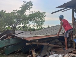 Kandang Ambruk Terhempas Hujan Angin, Peternak Jual Rugi Ayamnya