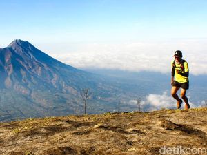 Lari di Gunung Merbabu via Suwanting, Viewnya Keren!