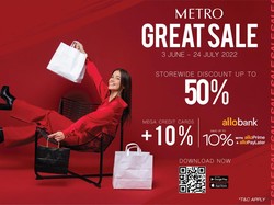 Metro Gelar Great Sale 2022, Diskon Hingga 50%