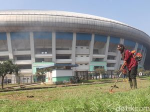 Persiapan di Stadion GBLA Jelang Piala Presiden 2022