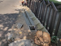 Cegah Banjir di Gereja Lebak Bulus, Tali Air Dibangun di Pinggir Jalan