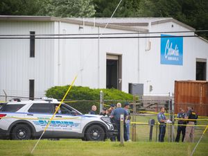 Penampakan Lokasi Penembakan di Maryland AS yang Tewaskan 3 Orang Penampakan Lokasi Penembakan di Maryland AS yang Tewaskan 3 Orang