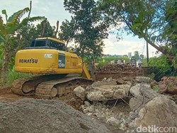 Awas, Ada Perbaikan Jembatan Jalur Alternatif Mayong-Bungu Jepara