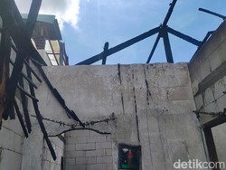 Emak-emak di Bangil Masak Air Ditinggal Nongkrong, Rumahnya Ludes Terbakar