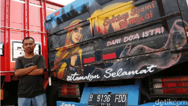 Visualisasi Suara Hati Sopir Truk