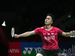 Main Sabar Jadi Kunci Kemenangan Ginting Taklukkan Tommy Sugiarto