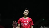 Dikalahkan Axelsen, Ginting Terhenti di Semifinal Indonesia Masters