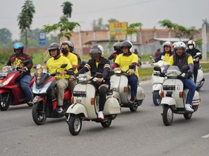 Manfaatkan Akhir Pekan, Gubernur Riau Riding Pagi Bareng Pers