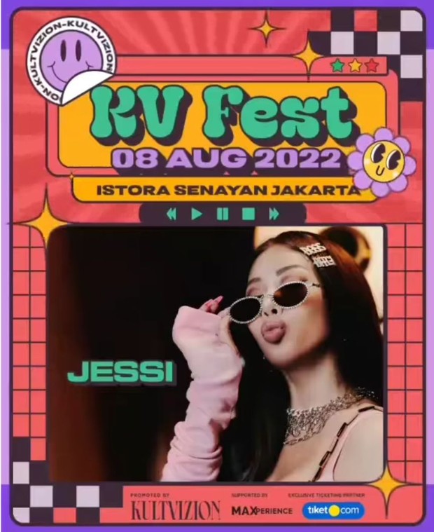 Jessi dalam line up KV Fest 2022/ Foto: instagram.com/kultvizion