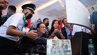 Potret Pameran Train Simulator LRT di Jakarta Fair 2022