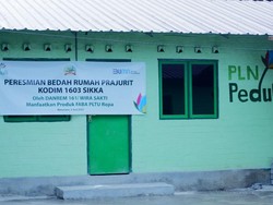 PLN Gunakan Limbah Batu Bara untuk Renovasi Asrama TNI di Sikka