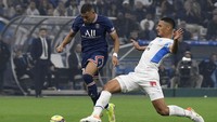 William Saliba catatkan 80,6 persen sukses tekel. Saliba yang musim lalu dipinjamkan Arsenal ke Marseille ini bahkan menerima penghargaan pemain muda terbaik Liga Prancis (Getty Images)