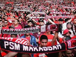 700 Suporter PSM Dukung Wiljan Pluim Cs saat Lawan Persija di Stadion Patriot