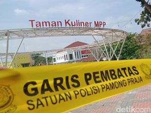 Taman Kuliner MPP Klaten Disegel, Satpol PP: Atas Perintah Ibu Taman Kuliner MPP Klaten Disegel, Satpol PP: Atas Perintah Ibu