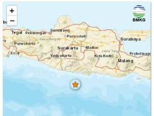 Sebelum Diguncang M 5,3, Gempa M 2,6 Lebih Dulu Getarkan Pacitan