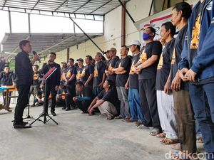 Relawan Jaket di Brebes Deklarasi Dukung Erick Thohir Maju Nyapres