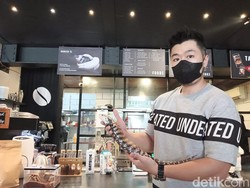 Yuk Ngopi Ditemani Reptil di Kafe KOHI 91 C Medan