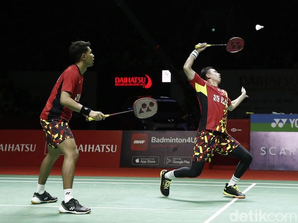 Kalahkan Wakil China, Fajar/Rian Juara Indonesia Masters 2022