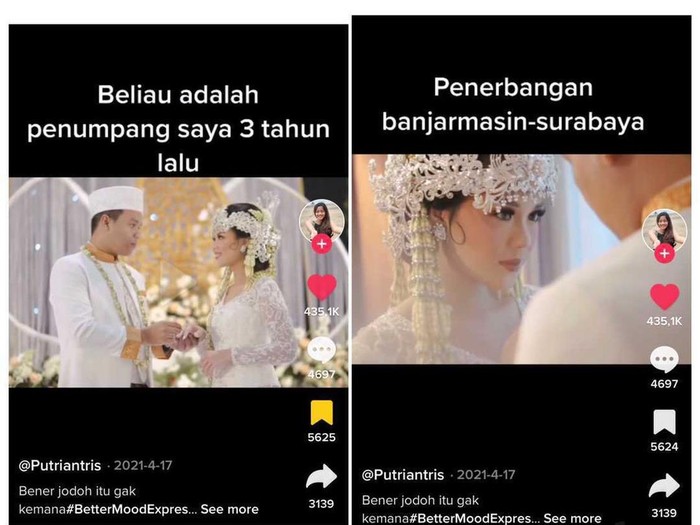 Kisah pasangan penumpang dan pramugari viral di media sosial.