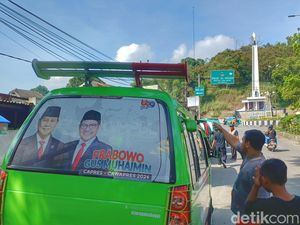 Ratusan Sopir Angkot Deklarasi Dukung Prabowo-Cak Imin Maju Pilpres