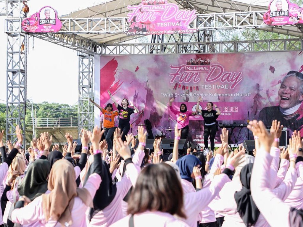 Relawan Kenalkan Sosok Ganjar ke Milenial Lewat Fun Day Festival