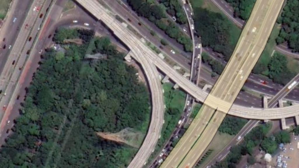 Tersambung Penuh, Penampakan Jalur LRT Jabodebek dari Google Earth
