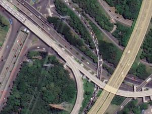 Tersambung Penuh, Penampakan Jalur LRT Jabodebek dari Google Earth