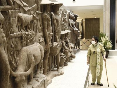 Potret Relief di Sarinah yang Kata Mega Sempat Disembunyikan