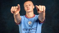 3. Erling Haaland [Borussia Dortmund ke Man City] 52 juta paun (Rp 942 m). Foto: Manchester City FC via Getty Ima/Lynne Cameron - Manchester City