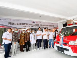 J99 Corp Serahkan 1 Unit Mobil Donor Darah ke PMI Kabupaten Probolinggo