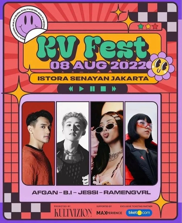 Line Up KV Fest 2022/ Foto: instagram.com/kultvizion