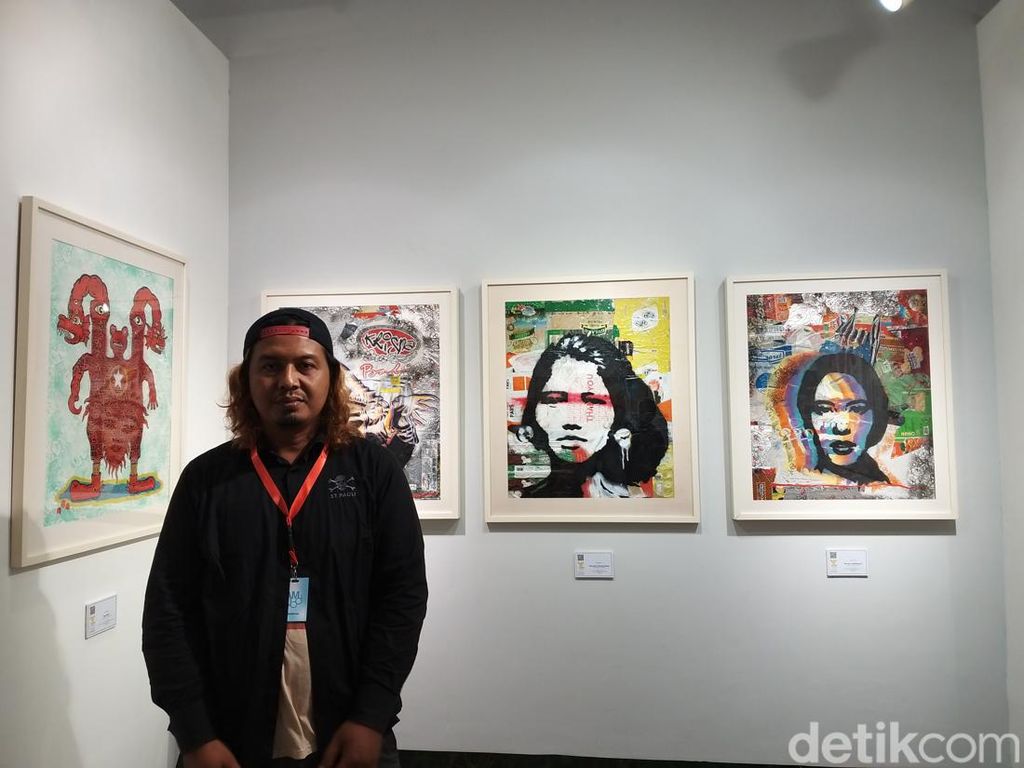 Made Bayak Kritisi Masalah Limbah Sampah di Bali Lewat Lukisan